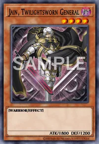 Jain, Twilightsworn General, Yu-Gi-Oh! card, DARK