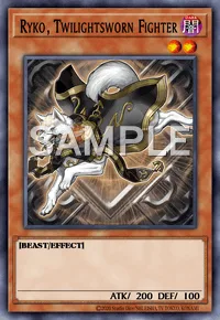 Ryko, Twilightsworn Fighter, Yu-Gi-Oh! card, DARK