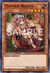 Traptrix Mantis, Yu-Gi-Oh! card, EARTH