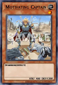 Motivating Captain, Yu-Gi-Oh! card, EARTH