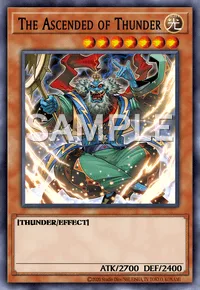 The Ascended of Thunder, Yu-Gi-Oh! card, LIGHT