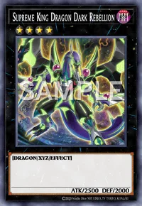 Supreme King Dragon Dark Rebellion, Yu-Gi-Oh! card, DARK