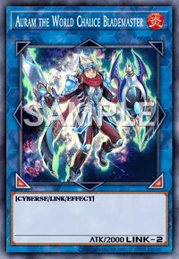 Auram the World Chalice Blademaster, Yu-Gi-Oh! card, FIRE