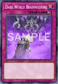Dark World Brainwashing, Yu-Gi-Oh! card, TRAP