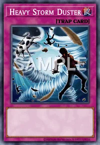 Heavy Storm Duster, Yu-Gi-Oh! card, TRAP