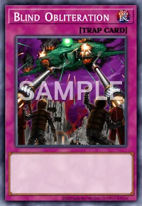 Blind Obliteration, Yu-Gi-Oh! card, TRAP