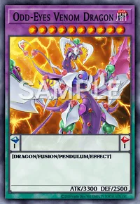 Odd-Eyes Venom Dragon, Yu-Gi-Oh! card, DARK