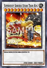 Superheavy Samurai Steam Train King, Yu-Gi-Oh! card, EARTH