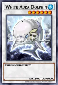 White Aura Dolphin, Yu-Gi-Oh! card, WATER