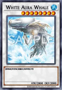 White Aura Whale, Yu-Gi-Oh! card, WATER
