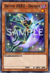 Destiny HERO - Dreamer, Yu-Gi-Oh! card, DARK