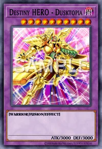 Destiny HERO - Dusktopia, Yu-Gi-Oh! card, DARK