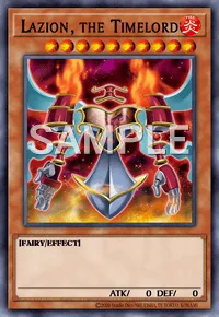 Lazion, the Timelord, Yu-Gi-Oh! card, FIRE
