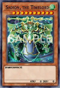 Sadion, the Timelord, Yu-Gi-Oh! card, WIND