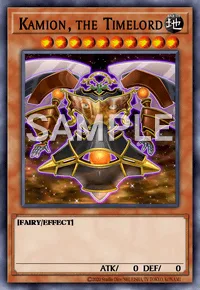 Kamion, the Timelord, Yu-Gi-Oh! card, EARTH