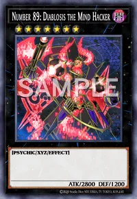 Number 89: Diablosis the Mind Hacker, Yu-Gi-Oh! card, DARK