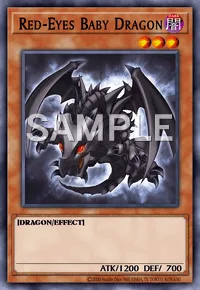 Red-Eyes Baby Dragon, Yu-Gi-Oh! card, DARK