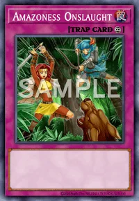Amazoness Onslaught, Yu-Gi-Oh! card, TRAP