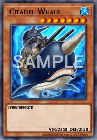Citadel Whale, Yu-Gi-Oh! card, WATER