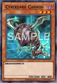 Cyberdark Cannon, Yu-Gi-Oh! card, DARK