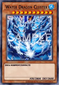 Water Dragon Cluster, Yu-Gi-Oh! card, WATER