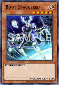 Boot Staggered, Yu-Gi-Oh! card, LIGHT