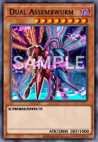 Dual Assembwurm, Yu-Gi-Oh! card, DARK
