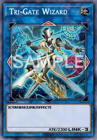 Tri-Gate Wizard, Yu-Gi-Oh! card, EARTH