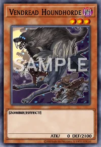 Vendread Houndhorde, Yu-Gi-Oh! card, DARK