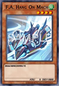 F.A. Hang On Mach, Yu-Gi-Oh! card, WIND
