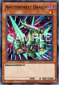 Anesthrokket Dragon, Yu-Gi-Oh! card, DARK