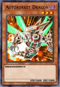 Autorokket Dragon, Yu-Gi-Oh! card, DARK