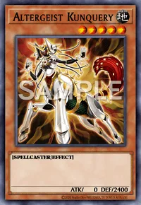 Altergeist Kunquery, Yu-Gi-Oh! card, EARTH
