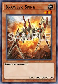 Krawler Spine, Yu-Gi-Oh! card, EARTH