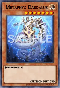 Metaphys Daedalus, Yu-Gi-Oh! card, LIGHT