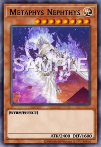 Metaphys Nephthys, Yu-Gi-Oh! card, LIGHT