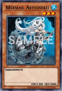 Mermail Abyssnerei, Yu-Gi-Oh! card, WATER