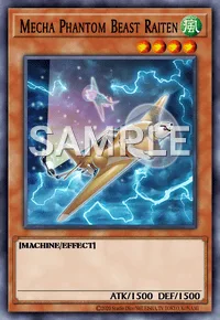 Mecha Phantom Beast Raiten, Yu-Gi-Oh! card, WIND