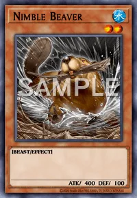 Nimble Beaver, Yu-Gi-Oh! card, WATER