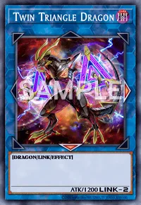 Twin Triangle Dragon, Yu-Gi-Oh! card, DARK