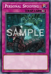 Personal Spoofing, Yu-Gi-Oh! card, TRAP