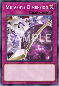 Metaphys Dimension, Yu-Gi-Oh! card, TRAP