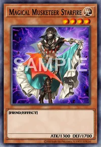 Magical Musketeer Starfire, Yu-Gi-Oh! card, LIGHT