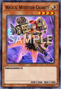 Magical Musketeer Calamity, Yu-Gi-Oh! card, LIGHT