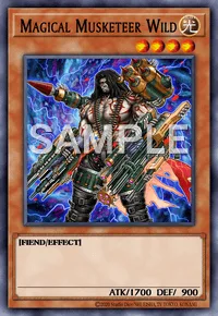 Magical Musketeer Wild, Yu-Gi-Oh! card, LIGHT