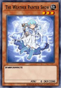 The Weather Painter Snow, Yu-Gi-Oh! card, EARTH
