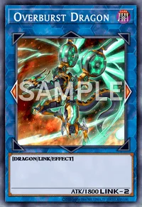 Overburst Dragon, Yu-Gi-Oh! card, DARK