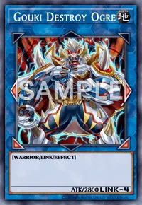 Gouki Destroy Ogre, Yu-Gi-Oh! card, EARTH