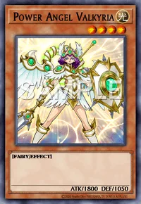 Power Angel Valkyria, Yu-Gi-Oh! card, LIGHT