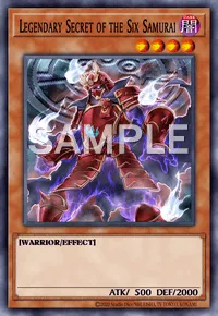 Legendary Secret of the Six Samurai, Yu-Gi-Oh! card, DARK